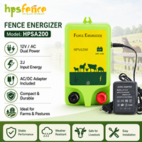 2J HPSFENCE Professionele, fabrieksgemaakte, betrouwbare pulsgenerator/energizer voor elektrische omheiningen voor vee