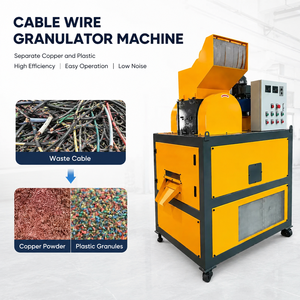 Granuladora de Cables Pequeña de 100 kg/h, Máquina de Reciclaje de Alambre de Cobre, Certificación CE, Automática, Bajo Nivel de Ruido, para Fábrica - Product Image 1