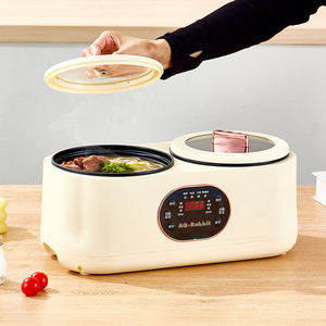 Olla <span class=keywords><strong>arrocera</strong></span> eléctrica de 900W de calidad al por mayor de fábrica 3.6L olla <span class=keywords><strong>arrocera</strong></span> doble apta para <span class=keywords><strong>microondas</strong></span> para uso de 2-3 personas - Product Image 1