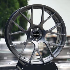 Rines TITAN FORCE 19x8.5 19x9.5 pulgadas 5x120 5x112 Rines forjados negros compatibles con <span class=keywords><strong>BMW</strong></span> M3 F80 X3 E83 Serie 3 <span class=keywords><strong>E46</strong></span> F30 Serie 5 E60 - Product Image 2
