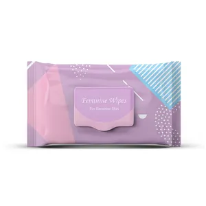 Private Label 99% Pure Water Cleaning Organic Feminine Hygiene Intimate Wipes