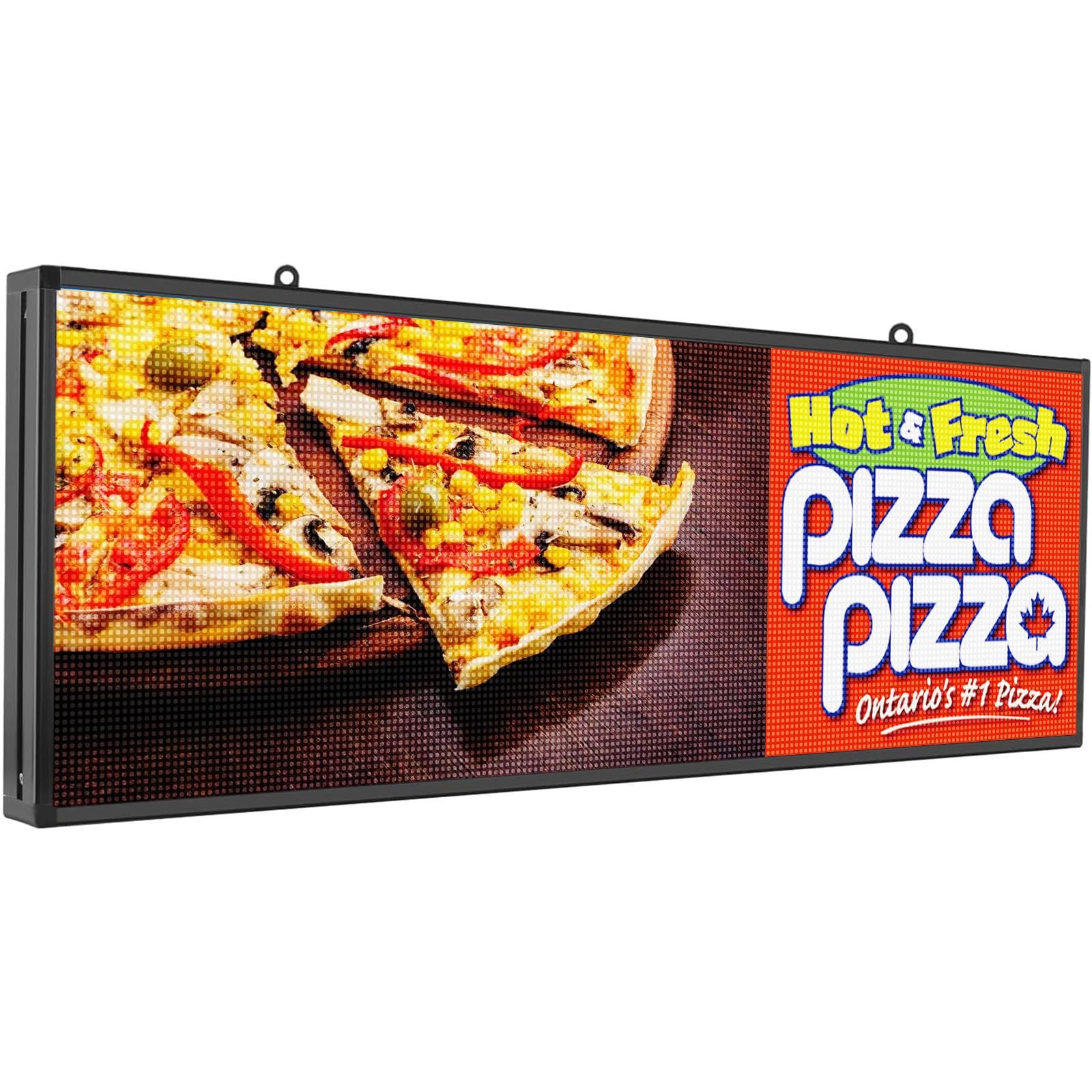 JINBLIZZARD Programmable Scrolling Led Sign Message Board Outdoor Digital Signs For