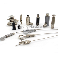 Système de suspension pour luminaires OEM personnalisé de haute qualité avec pince à câble en cuivre et acier pour tous types de luminaires