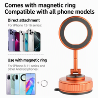 Support de téléphone magnétique pour voiture en alliage de zinc, nouvelle conception TKT, pliable, rotation à 360°, support multi-scènes