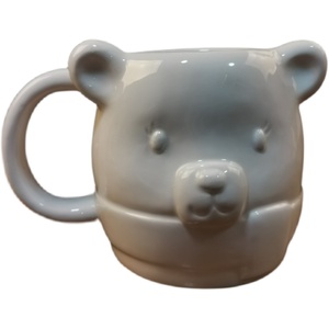 แก้วเซรามิคลายนูนรูปหมีคริสต์มาสสำหรับกาแฟ/น้ำ รุ่น BEST - Product Image 5