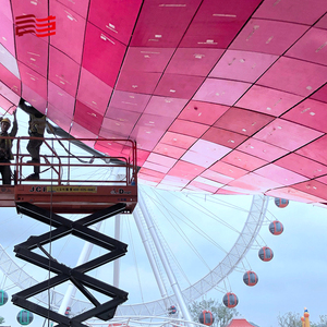 Cấu trúc thép nghệ thuật sáng tạo ngoài trời đô thị với ánh sáng LED cho cảnh quan và trung tâm mua sắm - Product Image 6