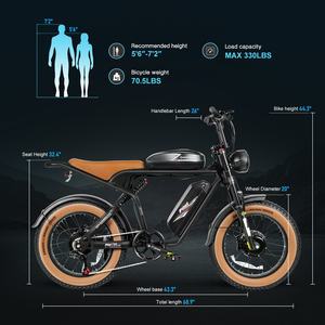 Vélo électrique hybride puissant avec batterie lithium 48V 36Ah et moteur de moyeu arrière intégré au cadre, en stock en Australie - Product Image 3