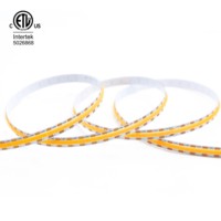 High CRI Mini Cut Cob Strips 12V 480LEDs 3000K Larga vida útil para paredes curvas Led Cob Strip 9W 8MM Tiras de cobre Ahorro de energía