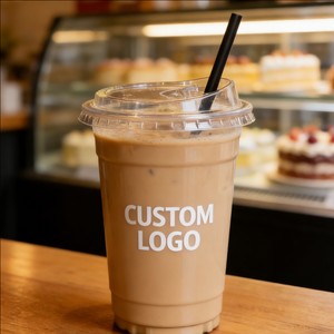 Vasos de Plástico Personalizados para Café de 7oz y 20oz, Vasos Desechables para Uso en Cafeterías - Product Image 2