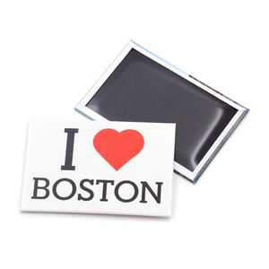 Aimants de réfrigérateur en étain personnalisés avec logo, souvenirs de Boston, cadeaux artisanaux, aimants photo en étain - Product Image 5