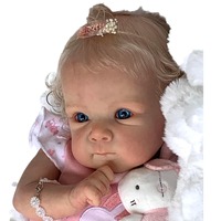 Muñeca Reborn de 18 Pulgadas (48 cm) para Recién Nacidos, Tacto Suave, Múltiples Capas de Pintura, Cabello Injertado a Mano, Regalo de Navidad, Muñecas Bebé Reborn