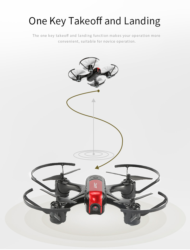 JJRC H69 Drone, one key takeoff and landing function makes your operation more convenient .