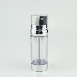 Custom Dual Chamber Pump Double Tube Dispensing Airless Bottle