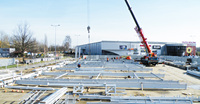 Nueva Nave Industrial Prefabricada de Acero, Estructura Metálica de Alta Calidad, Fábrica Moderna de Estructuras de Acero Prefabricadas