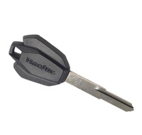 Coque de clé auxiliaire pour motos Suzuki Haojue DR/TR/XCR300 - Clé vierge à fente droite - Embryon de serrure de porte électrique
