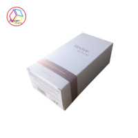 Boîte cadeau de luxe personnalisée en papier ondulé pour les soins de la peau maquillage fond de teint magnétique rigide en carton pliable pour emballage de qualité supérieure