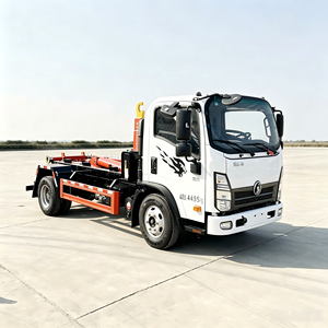China Factory SINOTRUK WANGPAI Hook Arm Garbage Truck New Diesel Hook Lift Waste Truck Detachable Garbage <b>Bin</b> Hook Loader Truck - Product Image 4