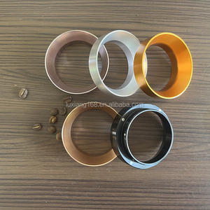 Accesorios Espresso Venta al por mayor 51 53 58MM Anillo dosificador de aleación de aluminio con 4 piezas magnéticas para Barista - Product Image 1