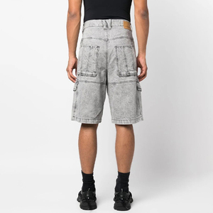 2023 vente en gros hommes été <span class=keywords><strong>Jean</strong></span> Shorts Baggy mode ample <span class=keywords><strong>Cargo</strong></span> Shorts <span class=keywords><strong>Jean</strong></span> pour hommes décontracté hommes <span class=keywords><strong>Jean</strong></span> Shorts - Product Image 6