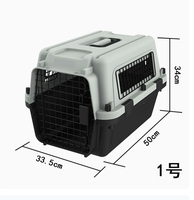 Bangke IATA Standard compagnie aérienne approuvée chenil pour animaux de compagnie expédition Animal voyage Transport Cage caisses transporter chien chat voiture boîte transporteur