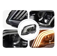 Feux de voiture pour X204, lentille de projecteur de phare, phare dynamique GLK-Class GLK250, phare LED GLK300, feux de jour DRL automobiles