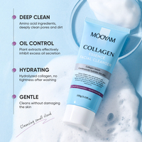 Limpiador Facial de Colágeno MOOYAM al por Mayor, Cuidado Facial, Belleza, Lavado Facial, Limpieza de Poros, Control de Grasa, Hidratante, Reafirmante, 100g