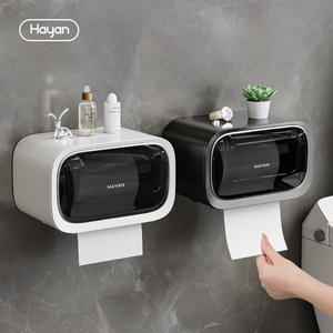 Giá đựng giấy vệ sinh bằng nhựa cao cấp gắn tường, tiết kiệm không gian cho nhà tắm và nhà bếp - Product Image 1