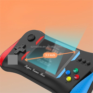 เครื่องเล่นเกมพกพา <span class=keywords><strong>500</strong></span> in 1 รุ่น Children X7m กล่องเกมสีสันสดใส ของขวัญสำหรับเด็ก เกมมินิ สำหรับเล่นคนเดียวและสองคน - Product Image 2
