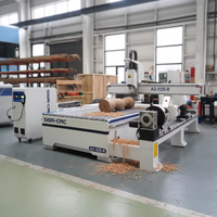 Máquina de Grabado CNC de Alta Precisión con Eje Rotatorio, Accesorio para Piezas Cilíndricas, Ajuste Automático de Herramientas, Modular