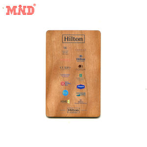 RFID Hotel Holz Bambus Schlüssel karte 13,56 MHz HF-Chips - Product Image 6