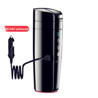 Gobelet à café en acier inoxydable chauffant, chauffe-tasse électrique pour voiture, pour boire directement, pour une utilisation en intérieur et en extérieur, en cuisine