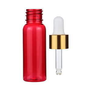 10ml <span class=keywords><strong>15ml</strong></span> 20ml Rỗng Mỹ phẩm mẫu lọ rõ ràng mini nhựa dropper chai tinh dầu Huyết thanh chai với Vàng Pipette - Product Image 4