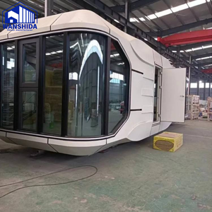 Capsule spatiale préfabriquée modulaire moderne pour hôtel, bureau, immeuble, appartement - Écologique, installation et <span class=keywords><strong>location</strong></span> rapides - Product Image 3