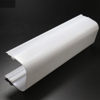Couvercle d'extrusion en plastique polycarbonate laiteux personnalisé pour lumière LED