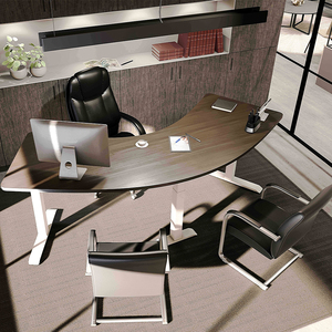 Hiện đại Ergonomic bàn văn phòng với thiết kế đường cong đứng Chiều cao có thể điều chỉnh chuyển đổi cơ chế bàn - Product Image 2