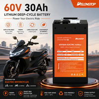 Batterie lithium-ion 60V 30Ah pour moto électrique, scooter électrique, vélo électrique, véhicule à deux roues, batterie rechargeable avec BMS