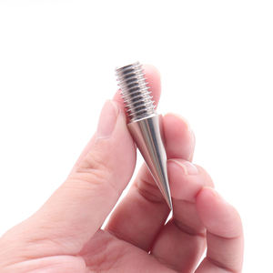 कस्टम पीतल cnc m6 m8 स्टेनलेस ठोस स्पीकर स्पाइक्स फीट एल्यूमीनियम एनोडिज़्ड ब्लैक स्पाइक हाइफी स्पीकर के लिए - Product Image 6