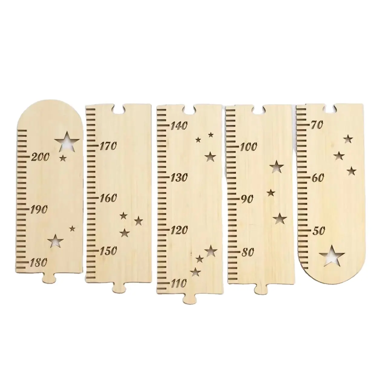 Wooden Ruler Growth Height Chart Kids Decoration Modern Farmhouse Style Height Chart Measurement Ruler Baby Shower Gift