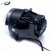 Projecteur de feux antibrouillard LED pour voiture, 3 pouces, tricolore, double faisceau, 3000-6000K, 12V, 70W, IP67, étanche, pour Honda, Toyota, Nissan