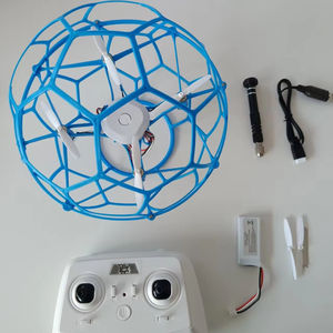 Drone sphérique Edison 200MM, auto-stabilisation, débutant, drone de <span class=keywords><strong>football</strong></span> léger, quadricoptère spécialisé, compétitions, 2.4GHz <span class=keywords><strong>GPS</strong></span> - Product Image 1