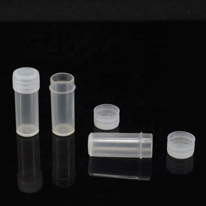Botella de Plástico Redonda Pequeña de 5g para Muestras, Botella Transparente de PP para Dispensar Líquidos, para Medicamentos, Disponible en Stock del Fabricante - Product Image 3