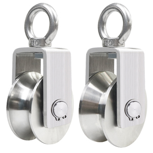 Bán chạy nhất chính xác siêu chống mài mòn chống ăn mòn tốt tùy chỉnh Bạc treo bánh xe nâng vòng ròng rọc - Product Image 3