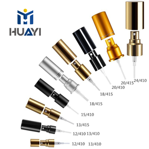 13/415 18/415 Pompa <span class=keywords><strong>Spray</strong></span> per Profumo in Alluminio Anodizzato Oro Opaco, Oro Lucido, Nero, <span class=keywords><strong>Argento</strong></span>, Oro Rosa con Tappo Superiore - MOQ10000PCS - Product Image 6