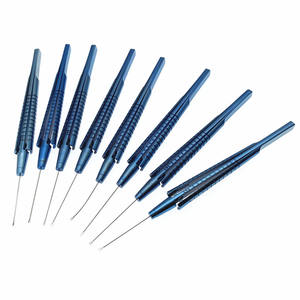 คีมผ่าตัดตาสำหรับการตัดเยื่อแก้วตา (Capsulorhexis) คีมจับวัตถุแปลกปลอม แบบตรง/โค้ง/งอ 140 มม. เครื่องมือผ่าตัดตา - Product Image 6