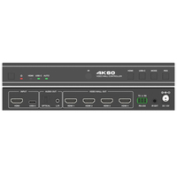 18Gbps HDMI USB C 1x4 Contrôleur de mur vidéo 8 Modes d'épissage de mur vidéo: 1x1, 2x1, 3x1, 4x1, 1x2, 1x3, 1x4, 2x2