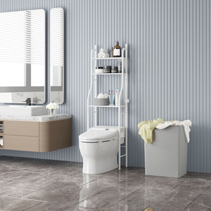 Estantes <span class=keywords><strong>de</strong></span> <span class=keywords><strong>Baño</strong></span> Multifuncionales <span class=keywords><strong>de</strong></span> <span class=keywords><strong>3</strong></span> Niveles, <span class=keywords><strong>Estante</strong></span> <span class=keywords><strong>de</strong></span> Almacenamiento Sobre el Inodoro, 1 Pieza, Estantes para Inodoro Sin Perforaciones, para Accesorios <span class=keywords><strong>de</strong></span> <span class=keywords><strong>Baño</strong></span> - Product Image 2