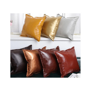 Fundas de almohada de cuero personalizadas, cojines frescos de verano, almohadas para sillas, fundas de almohada minimalistas de estilo nórdico - Product Image 5