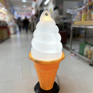 95cm Adjustable Color Light Bulb Plastic Eco-Friendly Ice Cream Shape Outdoor Decor Model <b>UK</b> <b>Plug</b> Shop Front Advertising Display - Product Image 6