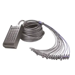 Faible bruit 8 16 20 24 28 32 36 40 canaux fil de connexion mâle femelle Xlr Audio serpent câble Audio multicœur