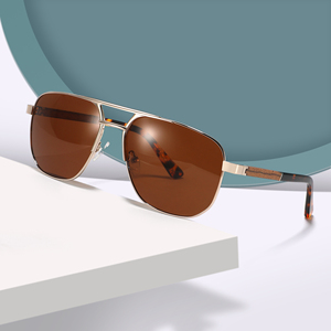 Nuevas gafas de sol de madera de doble puente de Venta caliente, gafas de sol de madera de gama alta a la moda, gafas de sol clásicas con montura cuadrada - Product Image 4